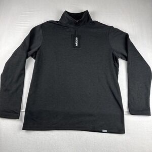 New! CQR Mens Dark Gray 1/4 Zip XL Outdoor Tactical Hunting Camping hiking